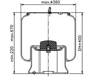 Bellow, air suspension